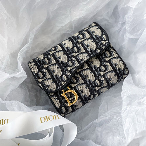 디올 오블리크 새들 반지갑 S5613 2024/신상