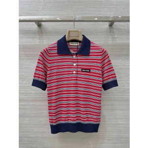 미우미우 폴로 티셔츠 M42495 2025/신상