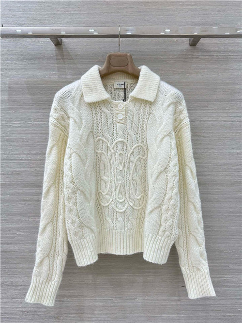 셀린느 긴팔 폴로 니트 C12809 2025/신상