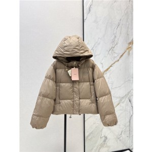 미우미우 후드 패딩 자켓 (충전재-거위털) M65504 2025/신상