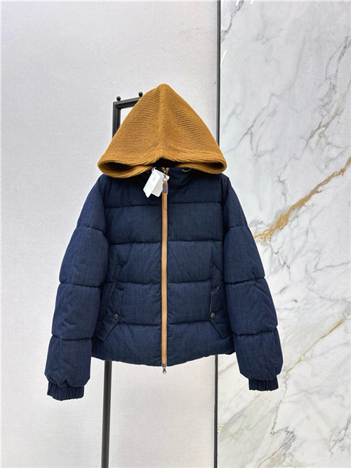 브루넬로 쿠치넬리 후드 패딩 자켓 (충전재-거위털) B17402 2025/신상