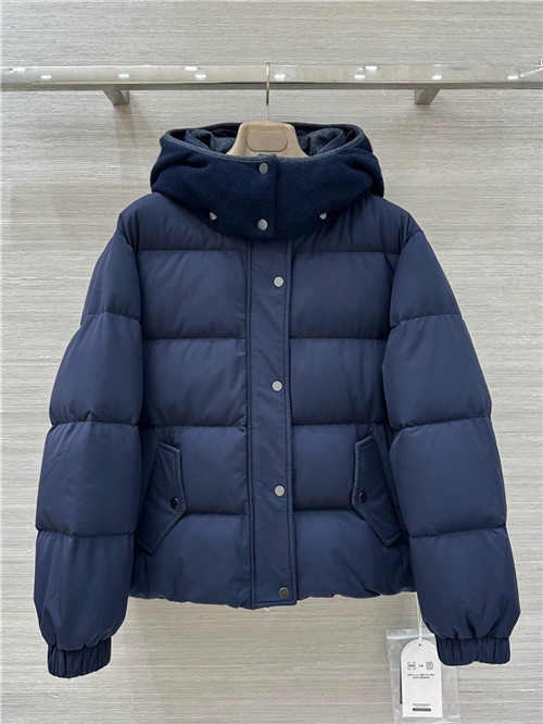 브루넬로 쿠치넬리 후드 패딩 자켓 (충전재-거위털) B31220 2025/신상