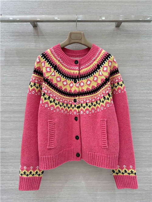 미우미우 캐시미어 긴팔 가디건 M63995 2025/신상