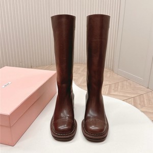 미우미우 여성용 부츠 (굽높이5CM) M66623-2 2025/신상