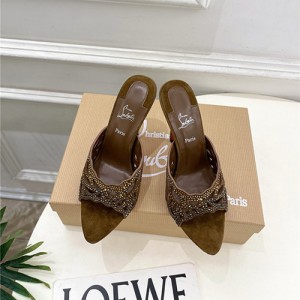 크리스찬루부탱 여성용 슬리퍼 (굽높이10CM) C38812-2 2024/신상