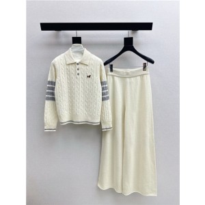 톰브라운 긴팔 폴로 니트 캐주얼 바지 세트 T24901 2025/신상