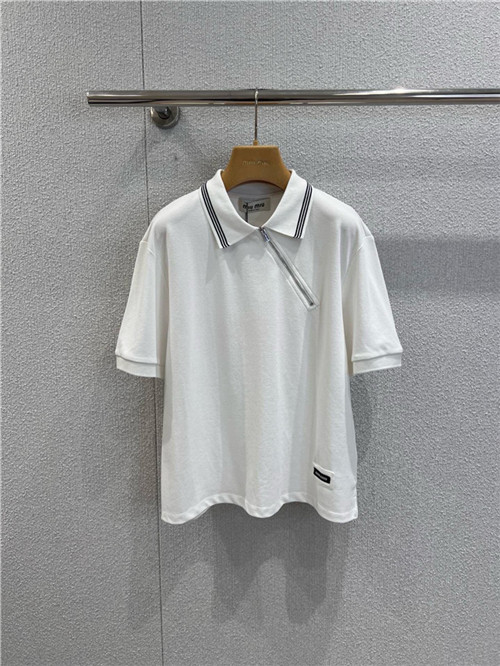 미우미우 반팔 폴로 티셔츠 M02104 2025/신상