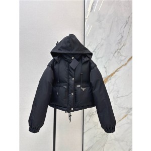 프라다 후드 패딩 솜 자켓 P64605 2025/신상