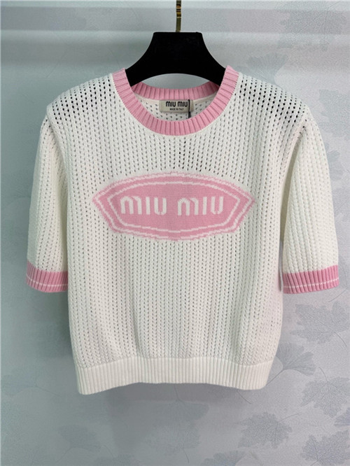 미우미우 반팔 니트 M92103 2026/신상