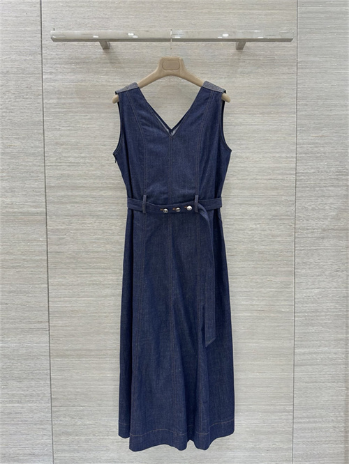 브루넬로 쿠치넬리 데님 민소매 원피스 B14507 2026/신상